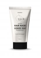Маска с эффектом шелка для идеального блеска волос. HAIR MASK liquid silk 250 ml